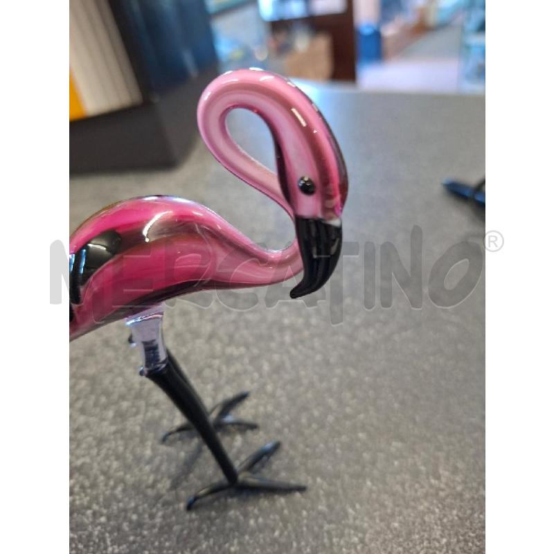 FENICOTTERO VETRO MARCHIO VAG 12CM | Mercatino dell'Usato Frossasco 4