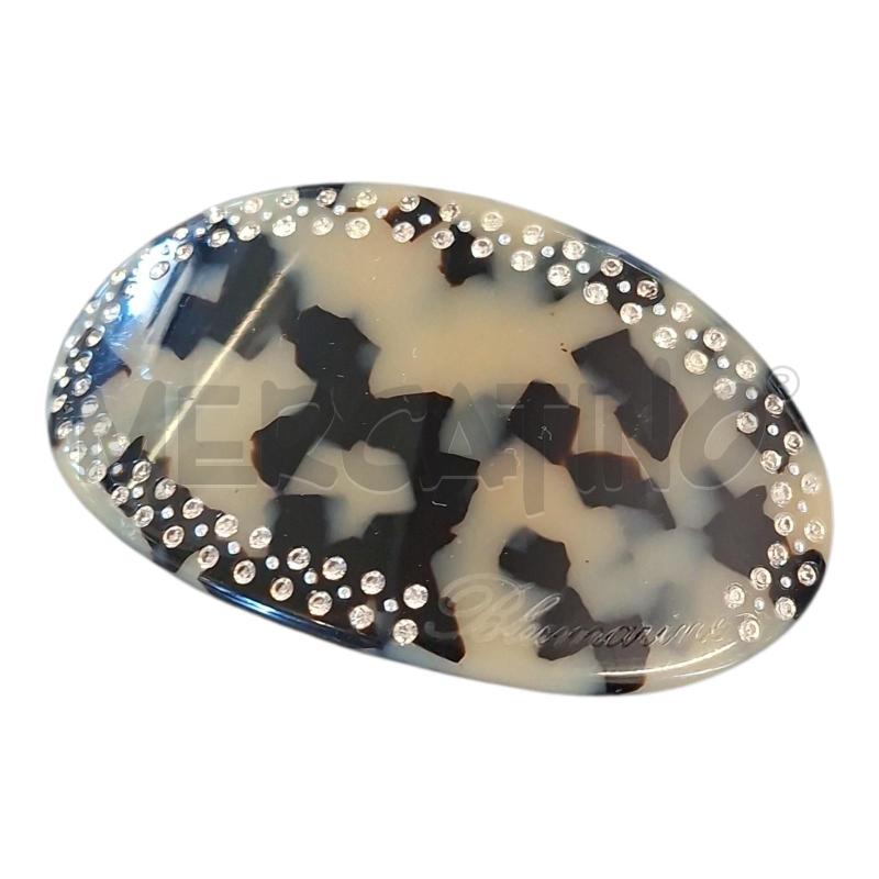 FERMAGLIO BRIL FANT BEIGE NERO BLUMARINE | Mercatino dell'Usato Frossasco 1