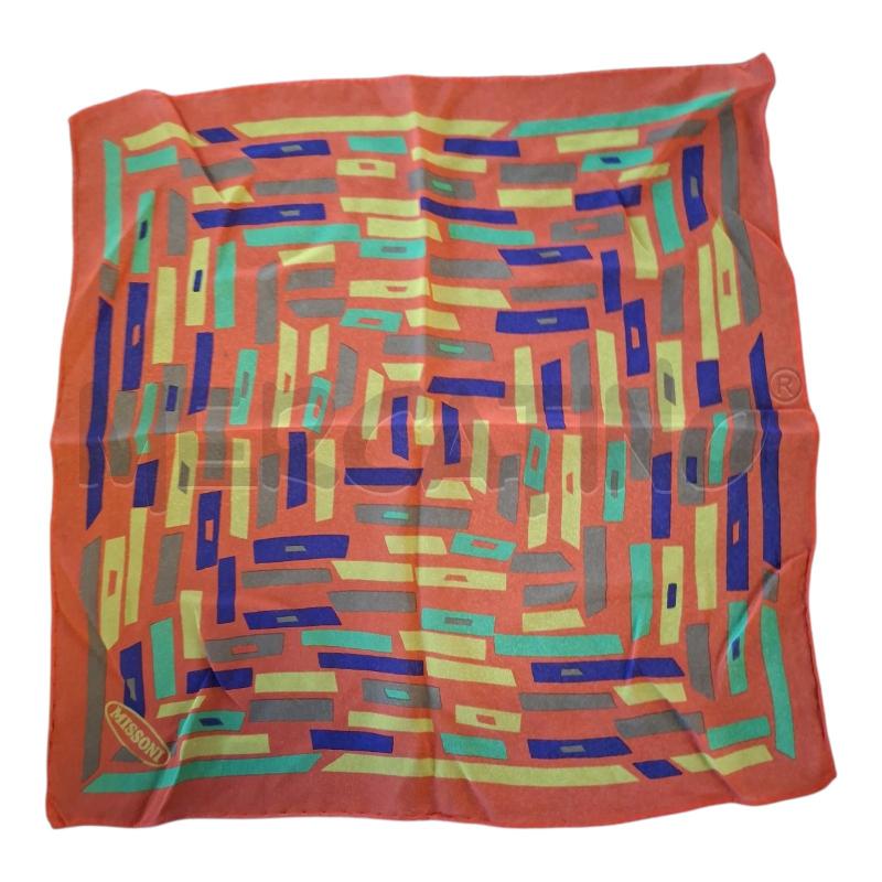 FOULARD/POCHETTE FANT.ARANCIO MISSONI 40X40 | Mercatino dell'Usato Frossasco 1