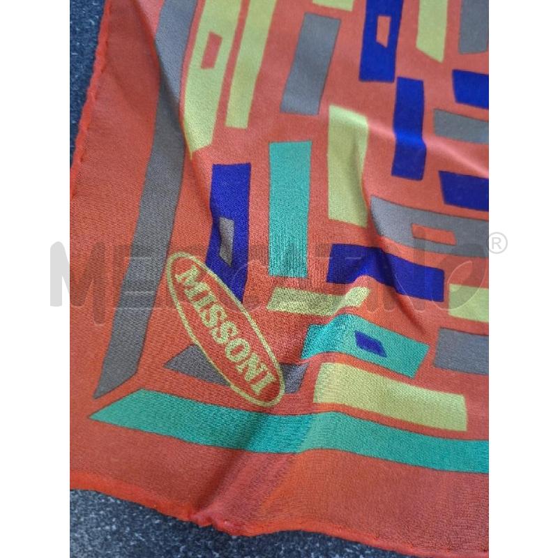 FOULARD/POCHETTE FANT.ARANCIO MISSONI 40X40 | Mercatino dell'Usato Frossasco 2