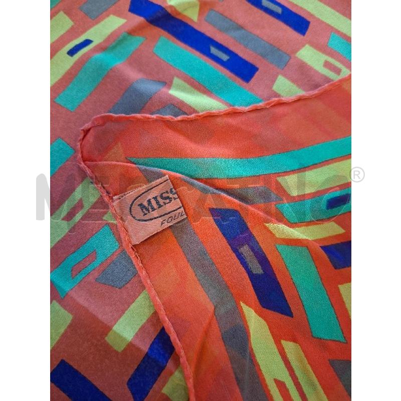 FOULARD/POCHETTE FANT.ARANCIO MISSONI 40X40 | Mercatino dell'Usato Frossasco 3
