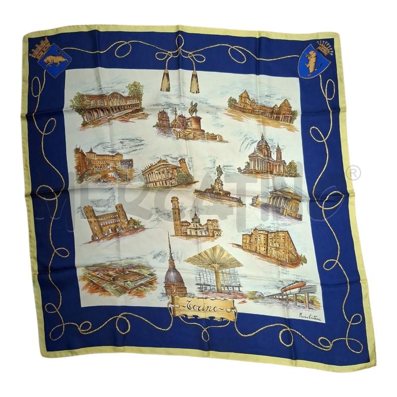 FOULARD 85X85 TORINO MARIA CRISTINA | Mercatino dell'Usato Frossasco 1