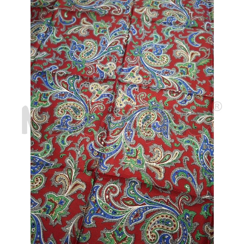 FOULARD CIRIANO ROMA SETA 80X80 FANT ROSSA COL | Mercatino dell'Usato Frossasco 3