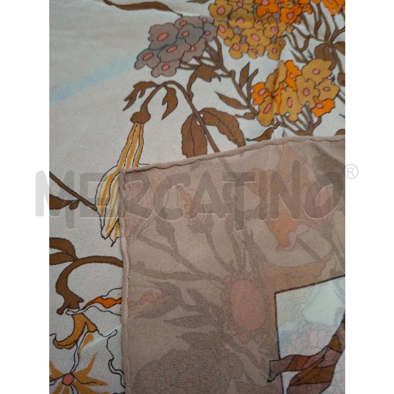 FOULARD FANT BEIGE BELLOTTI 85X85 | Mercatino dell'Usato Frossasco 3