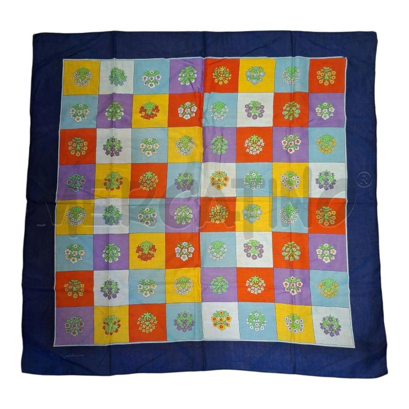 FOULARD FANT BLU/COL P.L GALLIEM 80X80 | Mercatino dell'Usato Frossasco 1