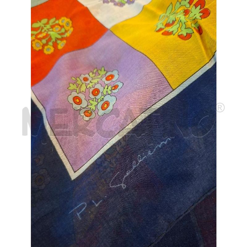 FOULARD FANT BLU/COL P.L GALLIEM 80X80 | Mercatino dell'Usato Frossasco 2