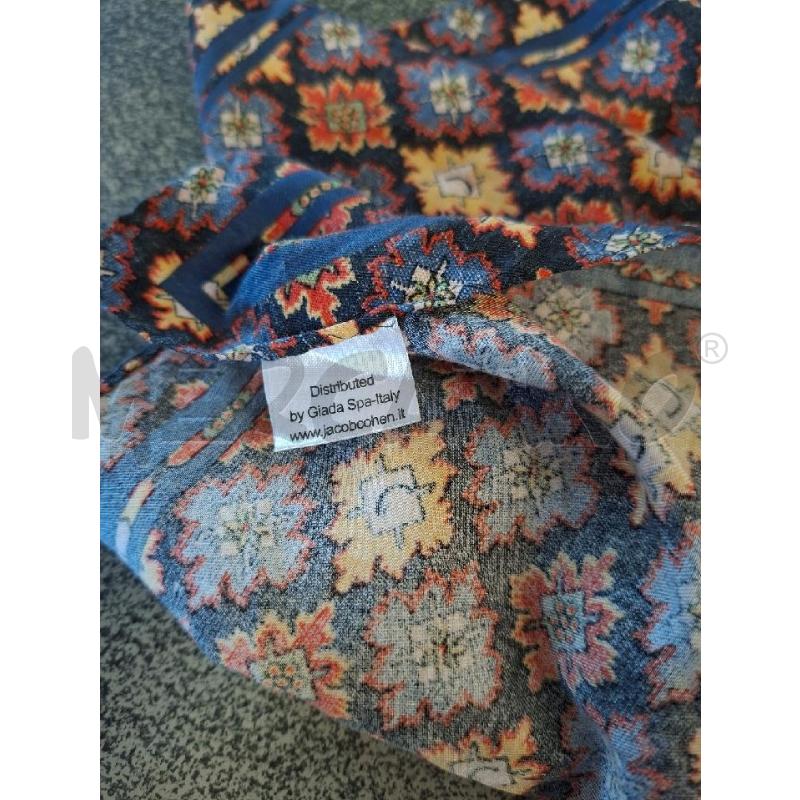 FOULARD JACOB COHEN 55X55 DISEGNI BLU/ARANCIO | Mercatino dell'Usato Frossasco 4