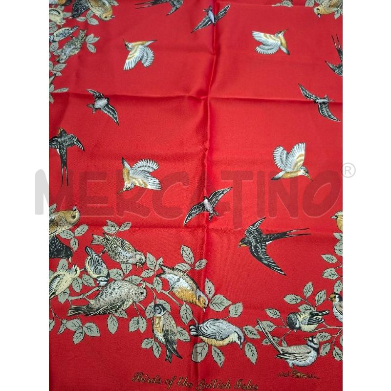 FOULARD ROSSO FANT UCCILLINI CORNELIA JAMES 70X70 | Mercatino dell'Usato Frossasco 4
