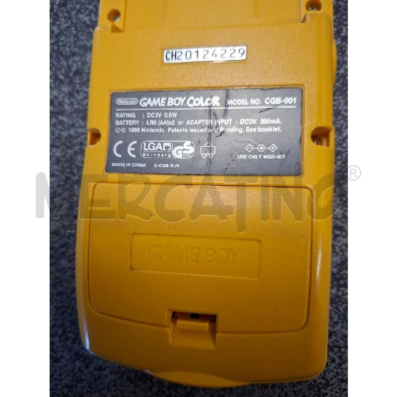 GAME BOY COLOR GIALLO MOD. CGB-001 | Mercatino dell'Usato Frossasco 3
