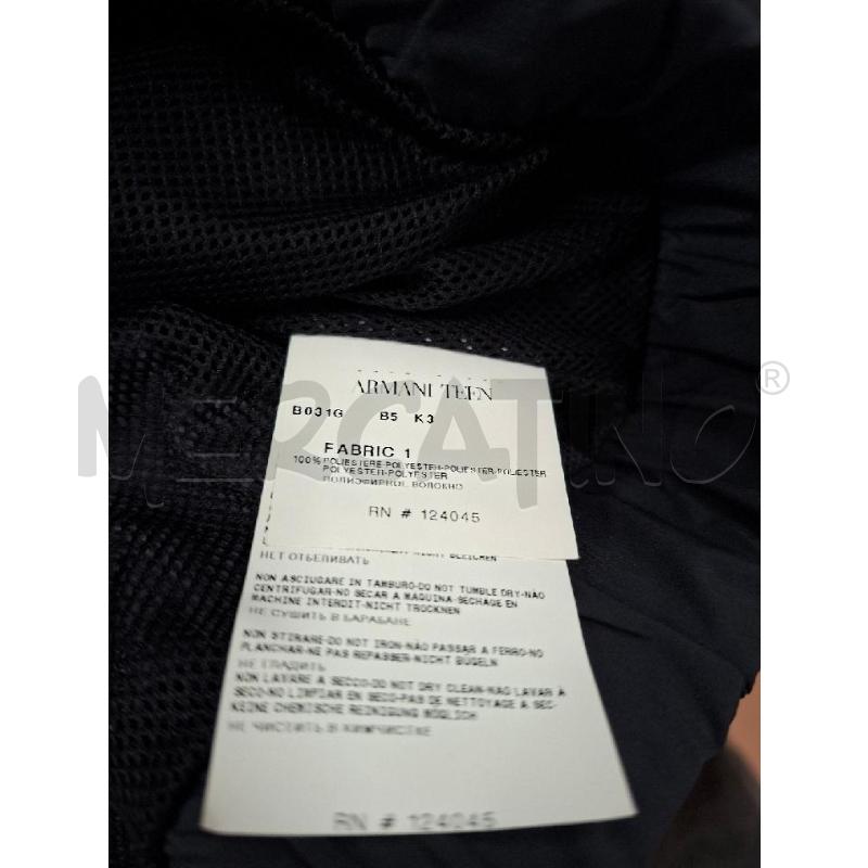 GIACCA BAMBINO ARMANI TEEN ZIP NERO TG.14 | Mercatino dell'Usato Frossasco 4