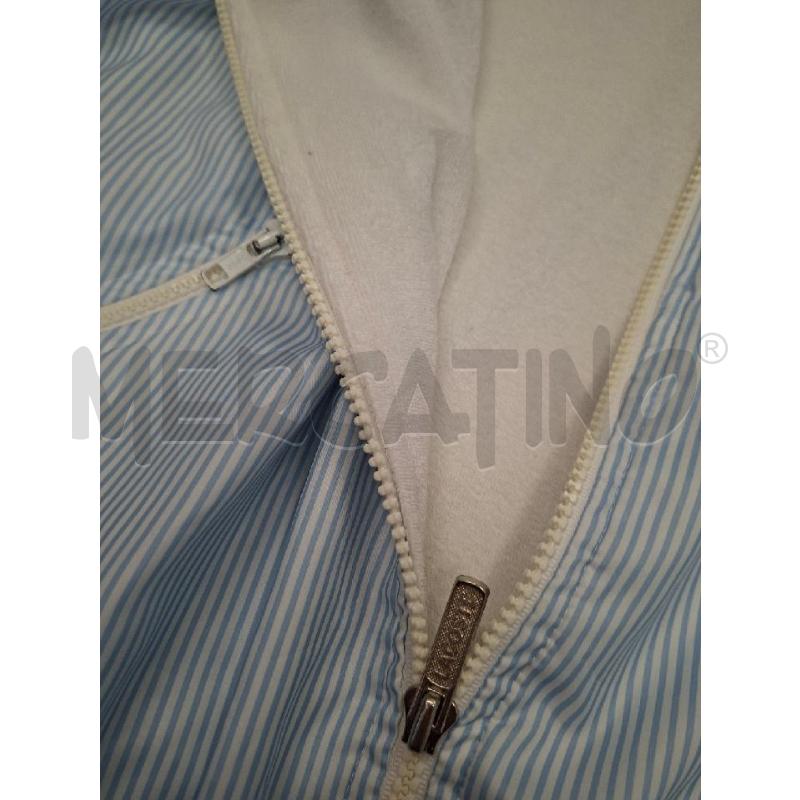 GIACCA DONNA LACOSTE ZIP AZZ BCO RIGHE TG.3 | Mercatino dell'Usato Frossasco 4