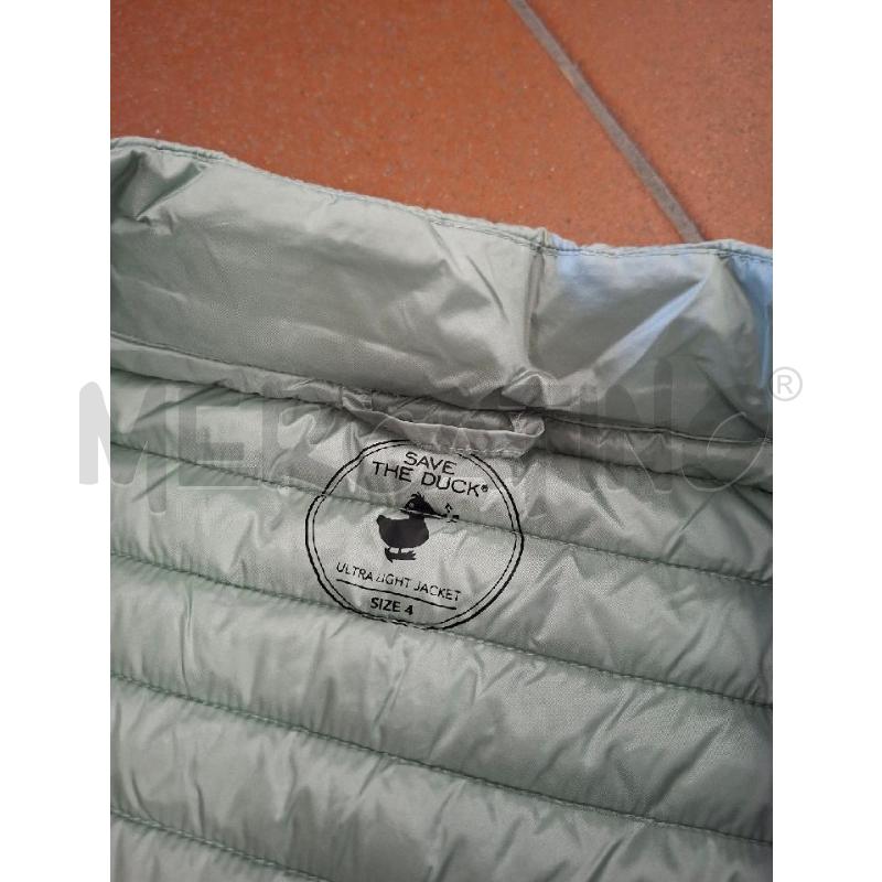 GIACCA DONNA ZIP SAVE THE DUCK AZZ TG.4 | Mercatino dell'Usato Frossasco 3