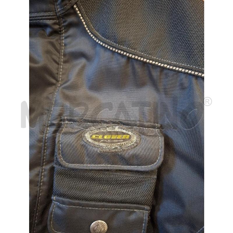 GIACCA MOTO NERA ZIP GLOVER TG.S | Mercatino dell'Usato Frossasco 2