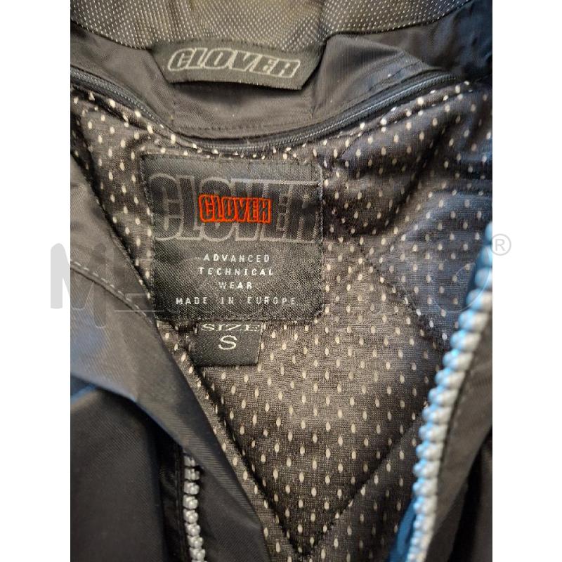 GIACCA MOTO NERA ZIP GLOVER TG.S | Mercatino dell'Usato Frossasco 3