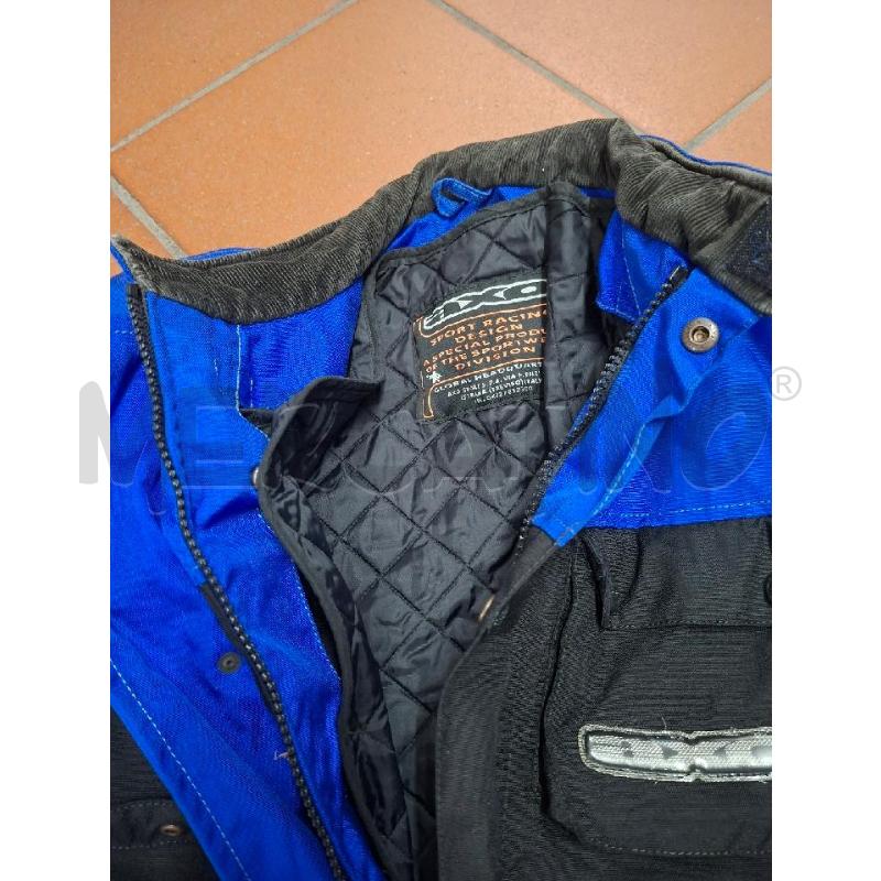 GIACCA MOTO ZIP BLU NERA AXO TG.L | Mercatino dell'Usato Frossasco 3