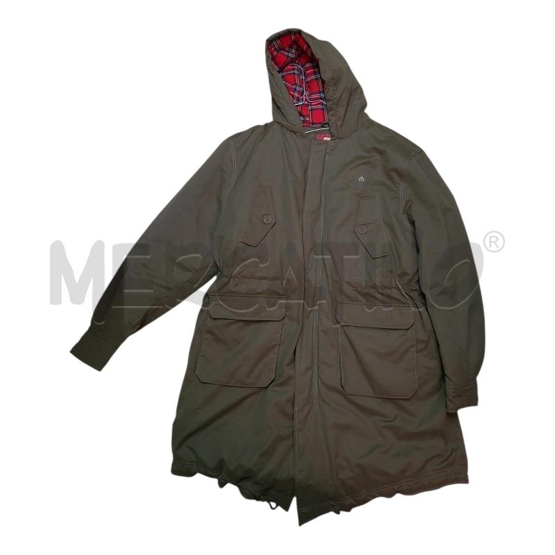 GIACCA UOMO LUNGA ZIP CAPP VERDE MERC TG.XXL | Mercatino dell'Usato Frossasco 1