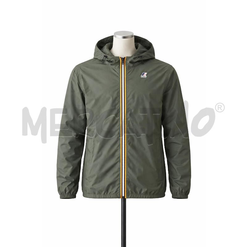 GIACCA UOMO ZIP CAPP VERDE KWAY TG.S | Mercatino dell'Usato Frossasco 1