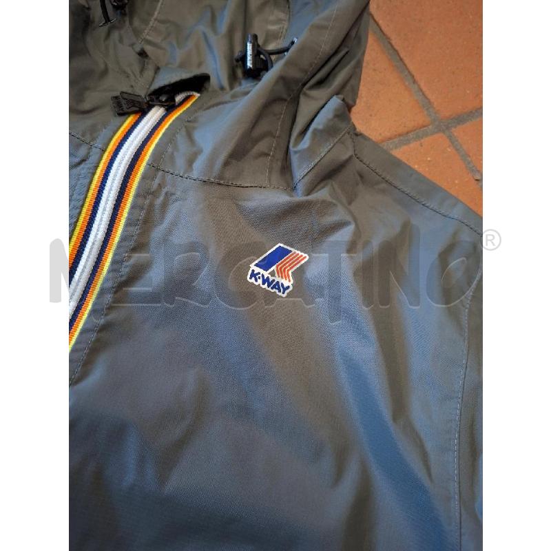 GIACCA UOMO ZIP CAPP VERDE KWAY TG.S | Mercatino dell'Usato Frossasco 2