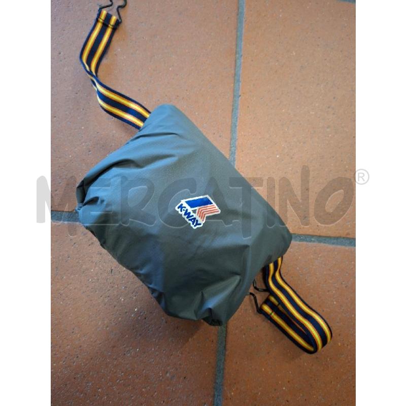 GIACCA UOMO ZIP CAPP VERDE KWAY TG.S | Mercatino dell'Usato Frossasco 4