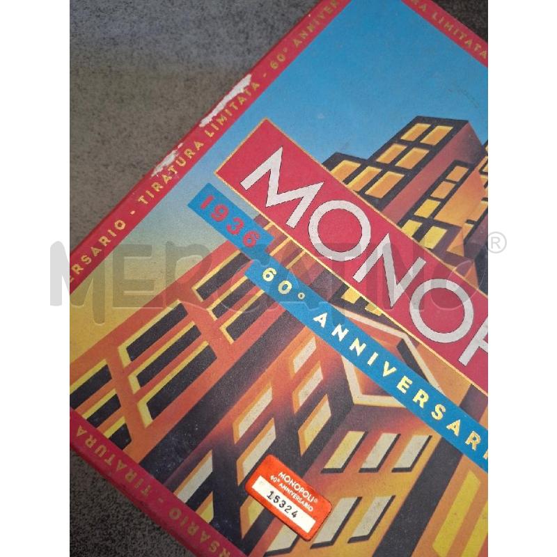 GIOCO MONOPOLI 60 ANNIVERSARIO | Mercatino dell'Usato Frossasco 2