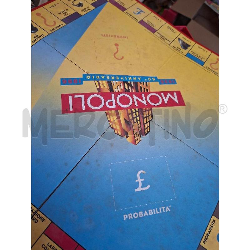 GIOCO MONOPOLI 60 ANNIVERSARIO | Mercatino dell'Usato Frossasco 4