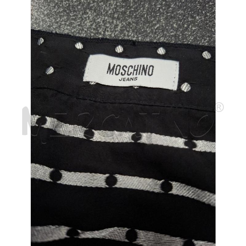 GONNA MOSCHINO JEANS NERA POIS BCO TG.42 | Mercatino dell'Usato Frossasco 3