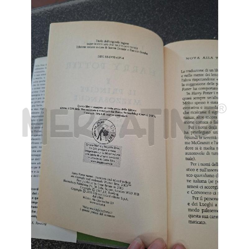 HARRY POTTER E IL PRINCIPE MEZZOSANGUE  | Mercatino dell'Usato Frossasco 3