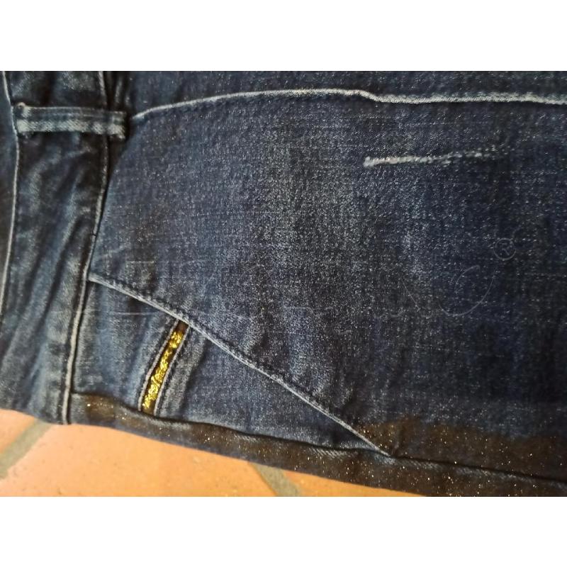JEANS RAGAZZA DIESEL BLU BANDA NERA LAME TG.14ANNI | Mercatino dell'Usato Frossasco 2