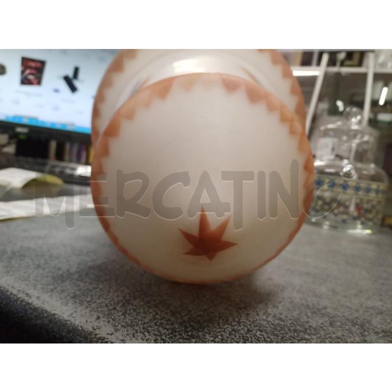 LAMPADARIO 1L VETRO DECORATO ART DECO | Mercatino dell'Usato Frossasco 3