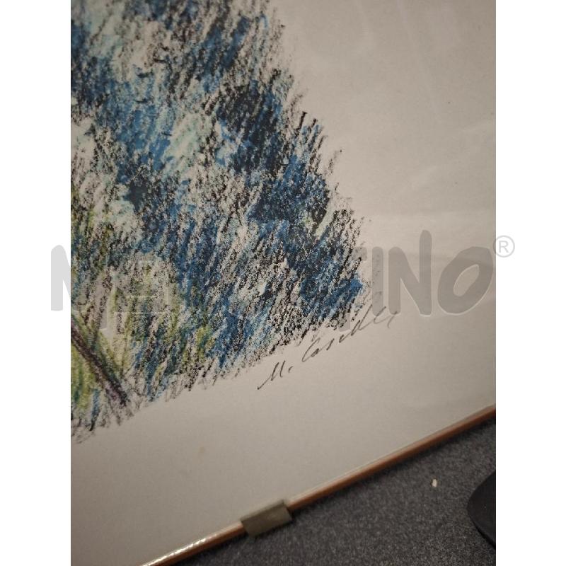 LITOGRAFIA 70X50 PAESAGGIO CASCELLA | Mercatino dell'Usato Frossasco 2