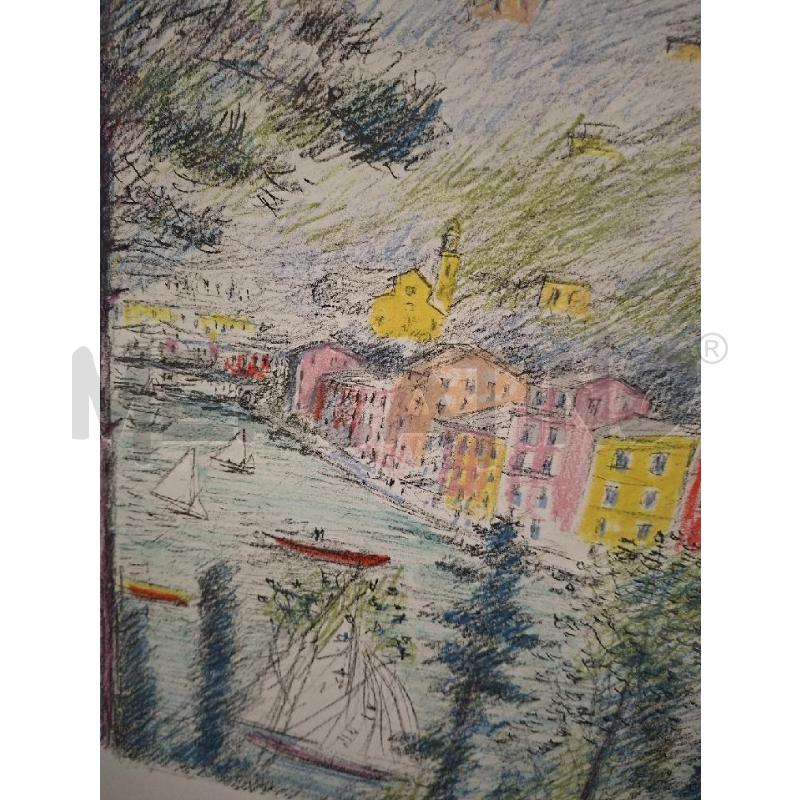 LITOGRAFIA 70X50 PAESAGGIO CASCELLA | Mercatino dell'Usato Frossasco 3