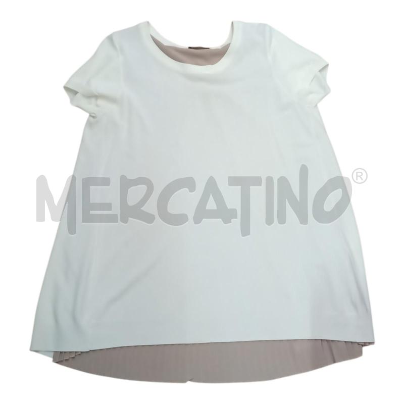 MAGLIETTA DONNA BCA/BEIGE MATHILDA J. | Mercatino dell'Usato Frossasco 1