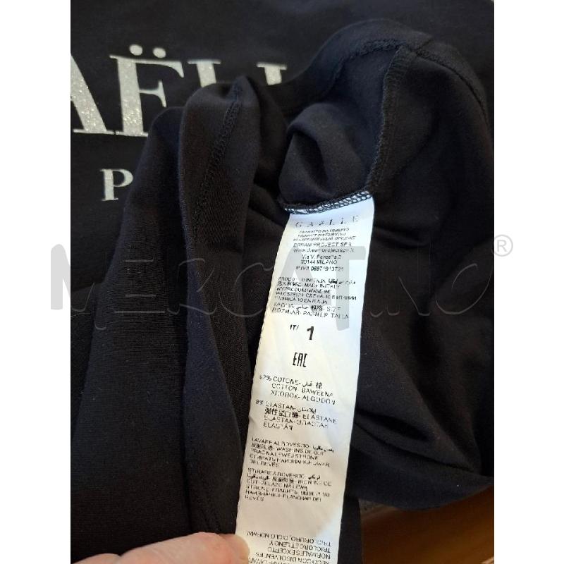 MAGLIETTA DONNA NERA GAELLE PARIS  | Mercatino dell'Usato Frossasco 4