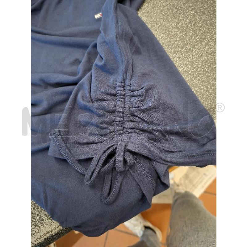 MAGLIETTA DONNA TOMMY JEANS BLU LACCETTI TG.L | Mercatino dell'Usato Frossasco 4