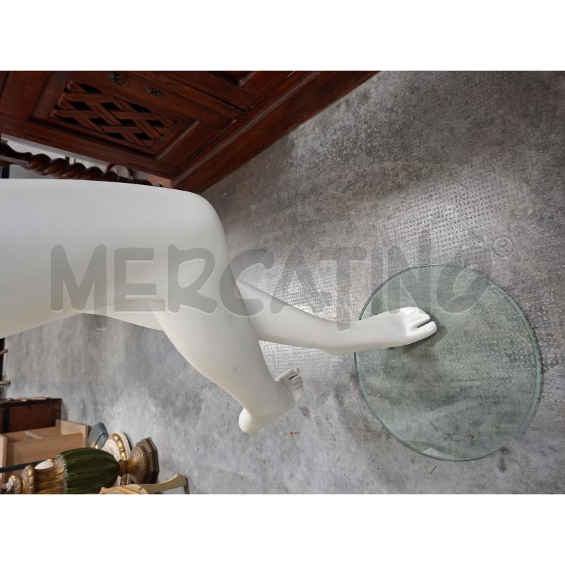 MANICHINO DONNA H190 BCO C/BASE VETRO | Mercatino dell'Usato Frossasco 4