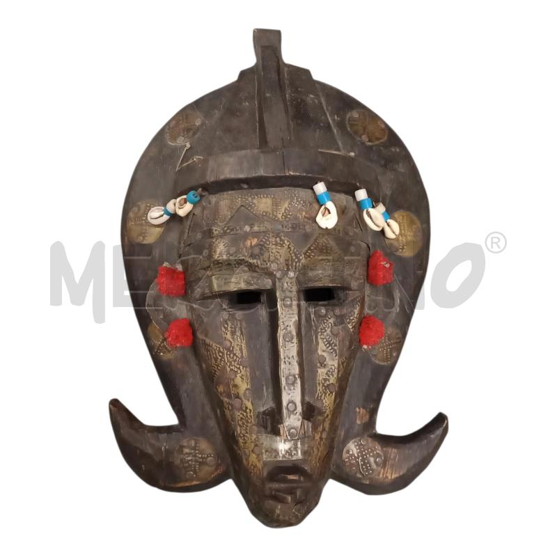 MASCHERA ETNICA LEGNO/MET DOR | Mercatino dell'Usato Frossasco 1