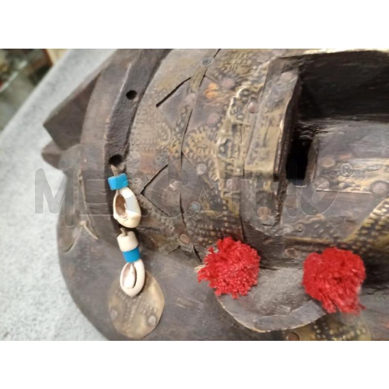 MASCHERA ETNICA LEGNO/MET DOR | Mercatino dell'Usato Frossasco 2