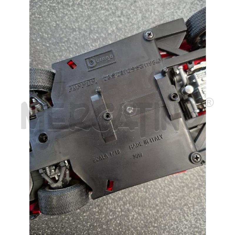 MODELLINO AUTO FERRARI TESTAROSSA BURAGO 1/18 | Mercatino dell'Usato Frossasco 2