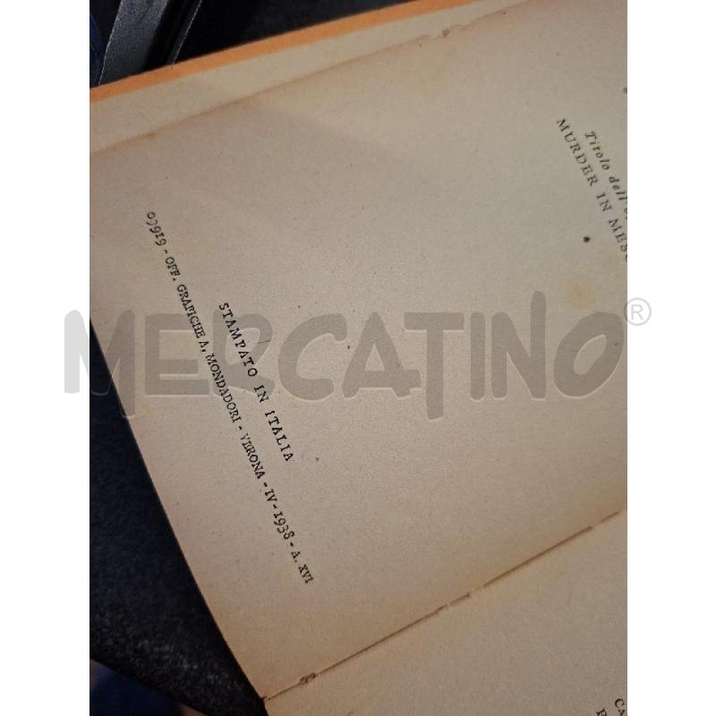NON C'È PIÙ SCAMPO AGATHA CHRISTIE MONDADORI 1938 | Mercatino dell'Usato Frossasco 2