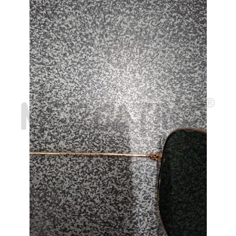 OCCHIALI SOLE RAYBAN AVIATOR RB3025 LARGE METAL 55-14 | Mercatino dell'Usato Frossasco 4