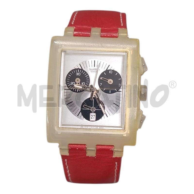 OROLOGIO DA POLSO QUADR SWATCH 2001 | Mercatino dell'Usato Frossasco 1