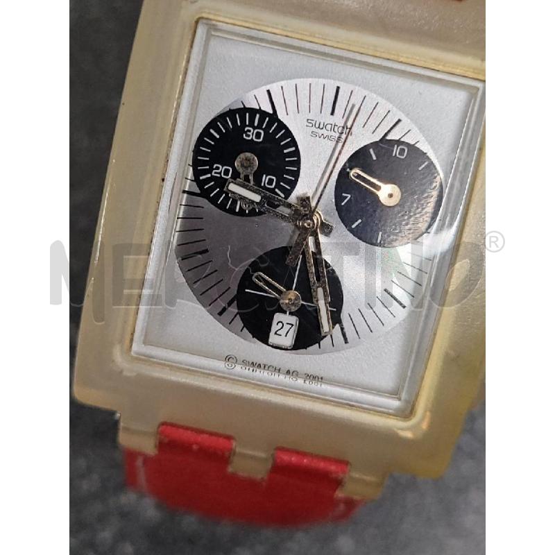 OROLOGIO DA POLSO QUADR SWATCH 2001 | Mercatino dell'Usato Frossasco 2