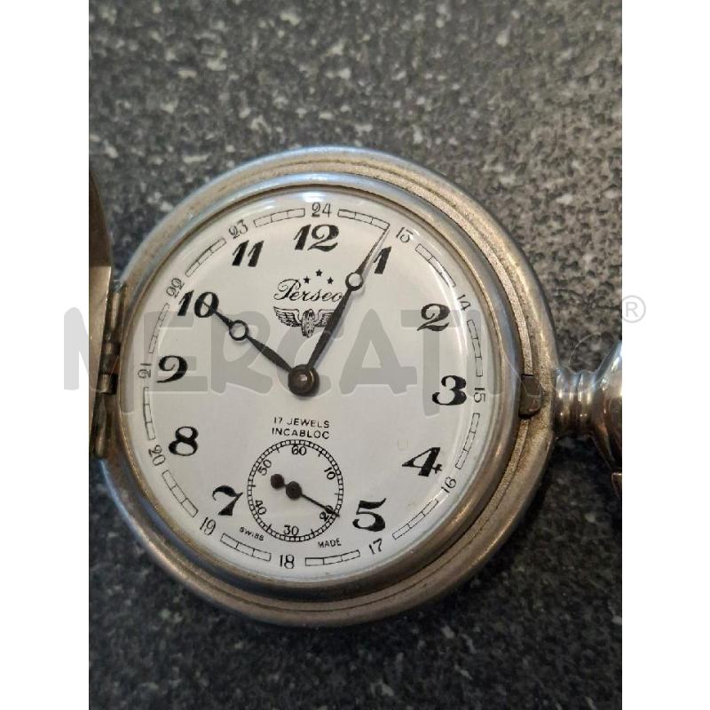 OROLOGIO DA TASCHINO PERSEO FUNZIONANTE | Mercatino dell'Usato Frossasco 4
