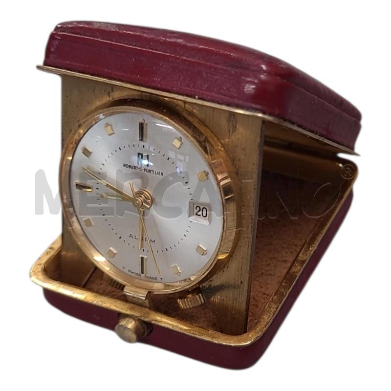 OROLOGIO DA TAVOLO ROBERT C FORTILIER 4X4.5 | Mercatino dell'Usato Frossasco 1