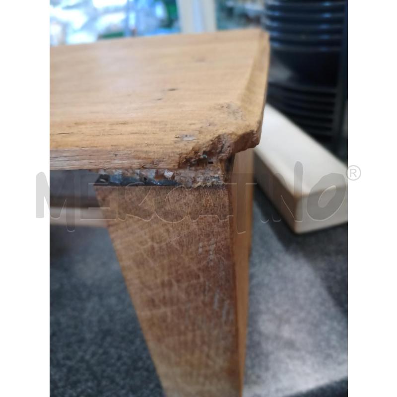 PANCHETTA LEGNO 30X20X16 ARTIGIANALE | Mercatino dell'Usato Frossasco 2