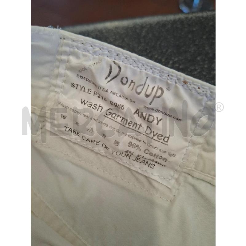 PANTALONCINO DONNA BCO DONDUP | Mercatino dell'Usato Frossasco 2