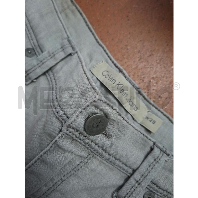 PANTALONCINO DONNA CALVIN KLEIN JEANS GRI TG.42 | Mercatino dell'Usato Frossasco 2