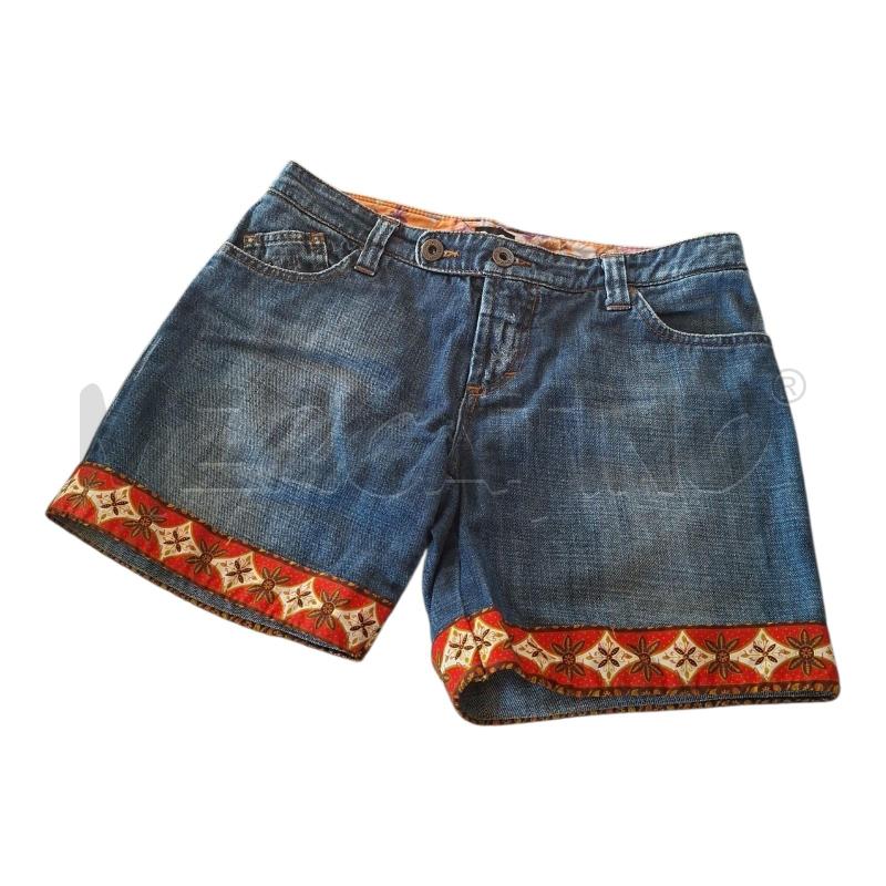 PANTALONCINO DONNA D&G JEANS BORDI ARANCIO TG.40 | Mercatino dell'Usato Frossasco 1
