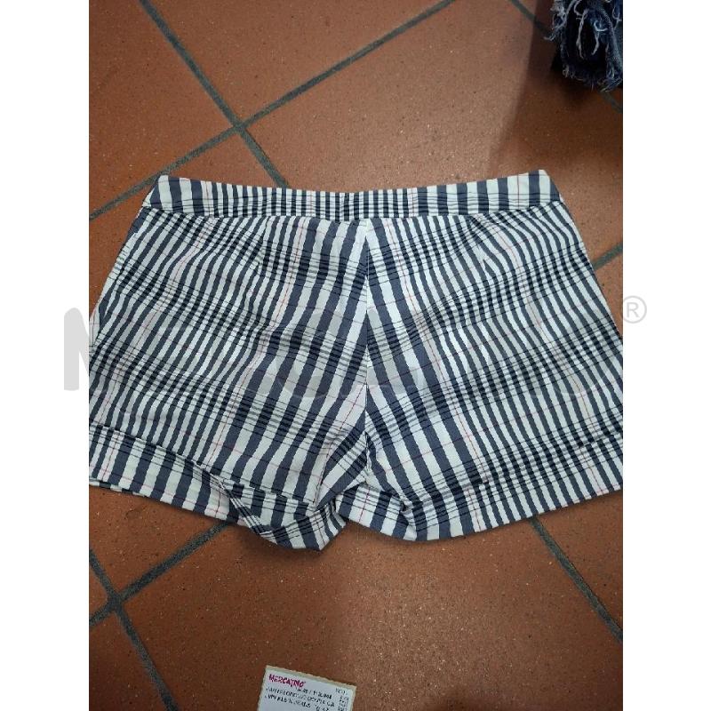 PANTALONCINO DONNA PATRIZIA PEPE QUADRI BCO BLU TG.42 | Mercatino dell'Usato Frossasco 3
