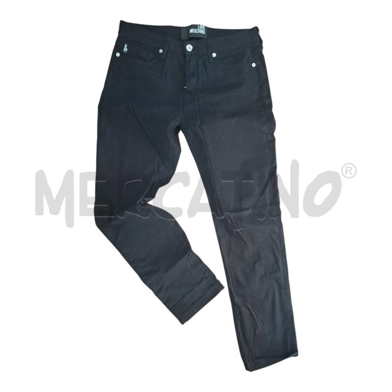 PANTALONE DONNA NERO LOVE MOSCHINO TG.40 | Mercatino dell'Usato Frossasco 1